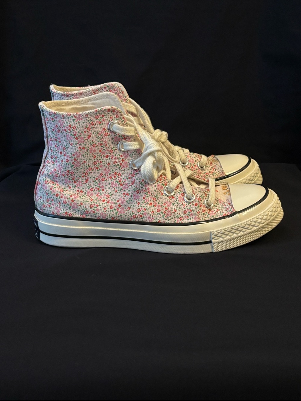 Converse Chuck 70 Hi Fruits & Florals Pink Sneakers Size W5 - Picture 4 of 10